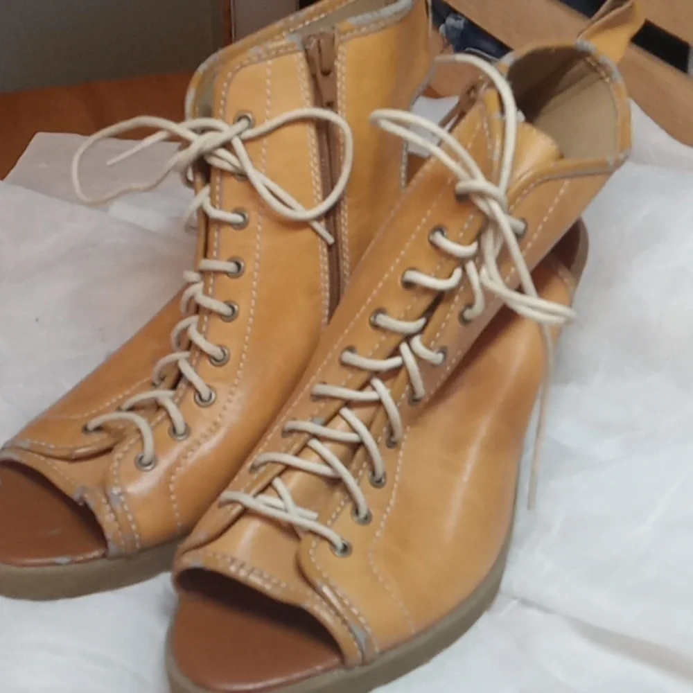 Dr.martens lace up wedges size 10 - Picture 2 of 10